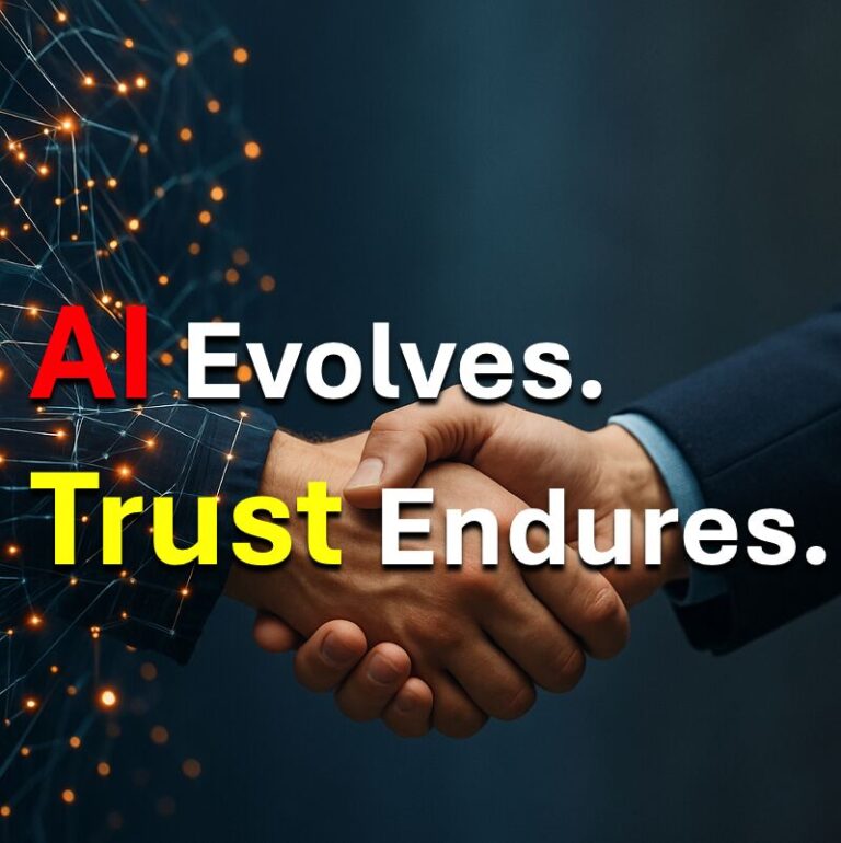 AI involves. Trust Endures.